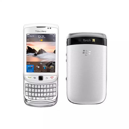 (Pre-Owned, Very Good) BlackBerry Torch 2 (9810) With Slide-Out QWERTY Keyboard (White) (60 Days Warranty)