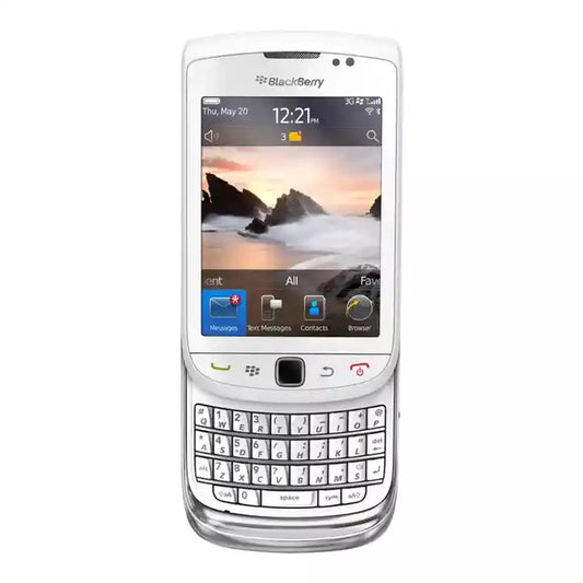 (Pre-Owned, Very Good) BlackBerry Torch 2 (9810) With Slide-Out QWERTY Keyboard (White) (60 Days Warranty)