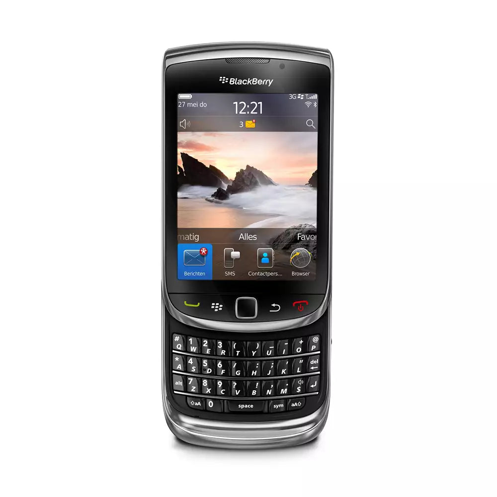 (Pre-Owned, Very Good) BlackBerry Torch 9800 With Slide-Out QWERTY Keyboard (90 Days Warranty)