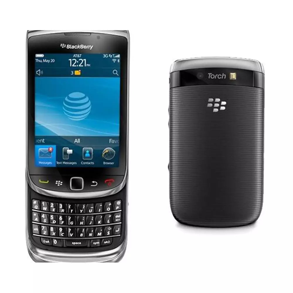 (Pre-Owned, Very Good) BlackBerry Torch 9800 With Slide-Out QWERTY Keyboard (90 Days Warranty)