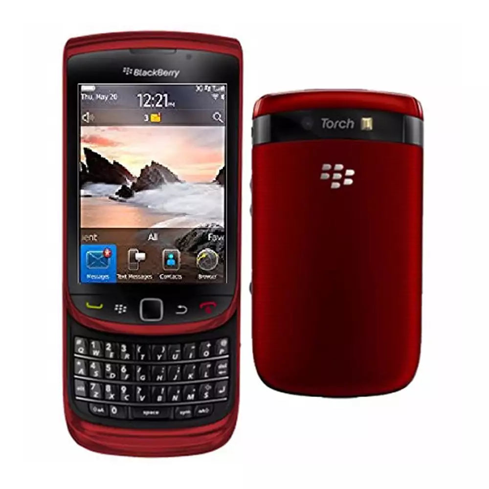(Pre-Owned, Very Good) BlackBerry Torch 9800 With Slide-Out QWERTY Keyboard (90 Days Warranty)