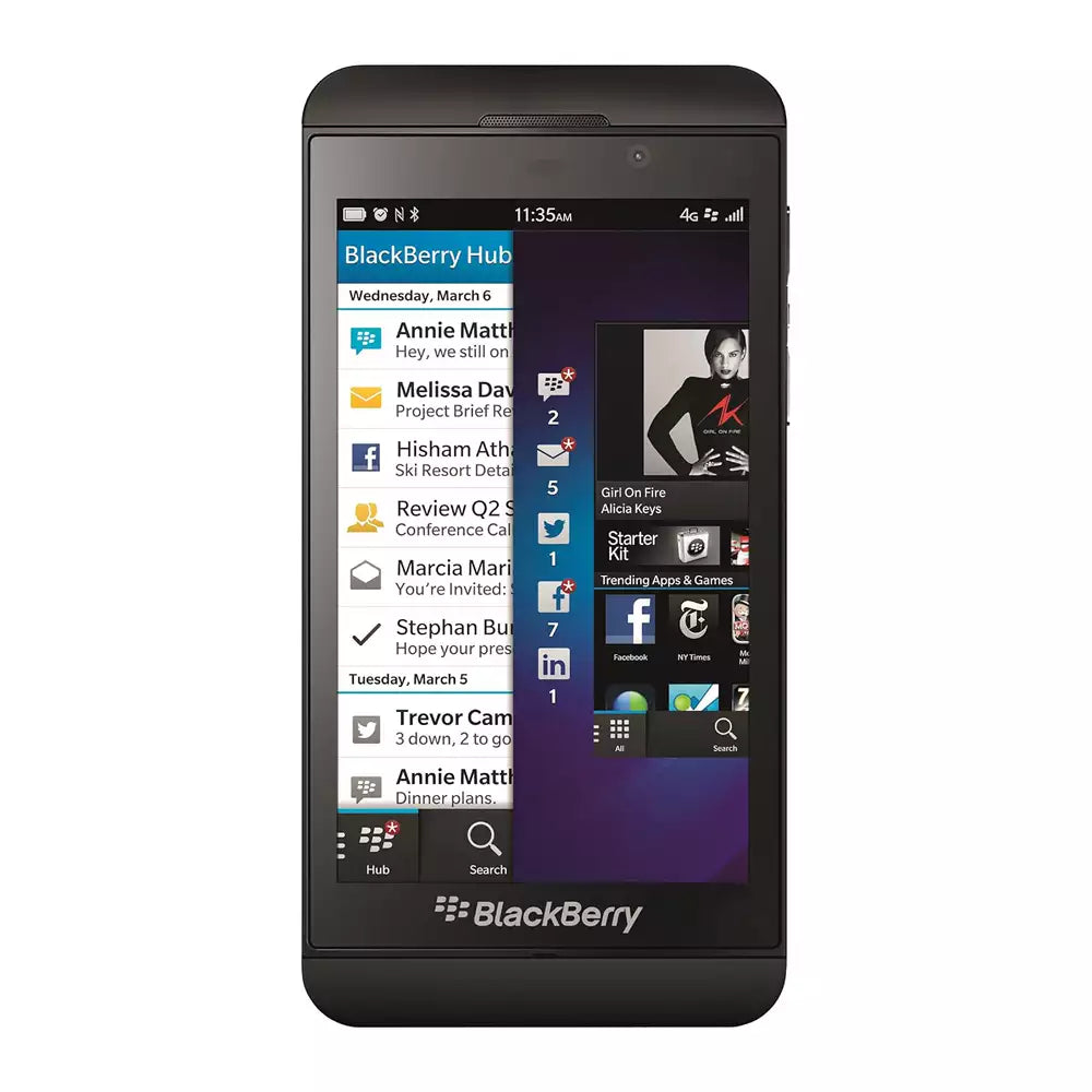 (Open Box Condition) BlackBerry Z10, Premium BlackBerry OS 10 Smartphone (Black) (90 Days Warranty)