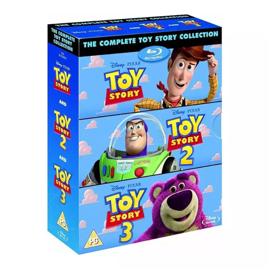 (Open Box) Blu-Ray Animated Movie Discs (Toy Story Collection, Megamind 3D, Ratatouille, Aladdin, Pochahontal and More) (Select Option Below)