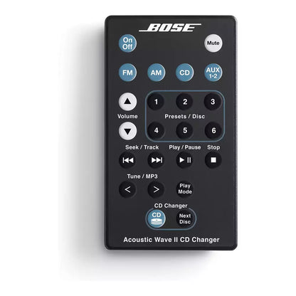 (Pre-Owned, CD Not Functional) Bose Acoustic Wave Music System II With FM + Bose Bluetooth Adapter (Black)