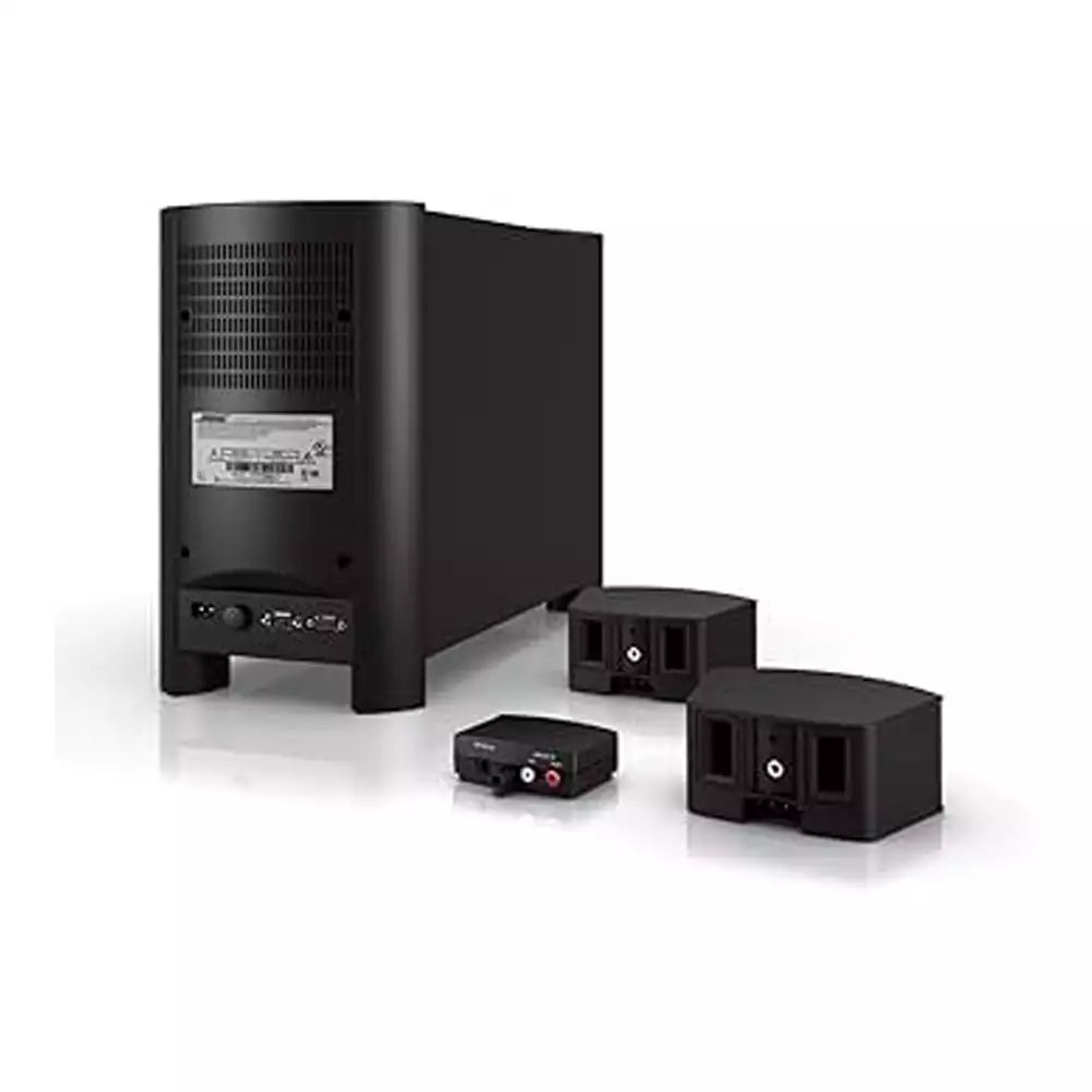 (Pre-Owned, Very Good) Bose CineMate® GS Series II/2 Digital Home Cinema Speaker System With Powerful Sound (Black) (90 Days Warranty) + AUX Bluetooth 5.0 Adapter