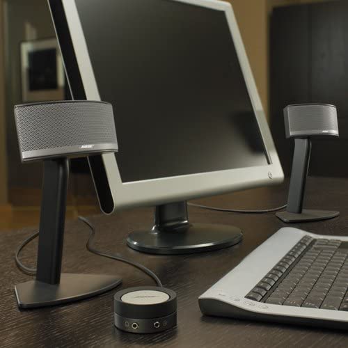 (Pre-Onwed, Very Good) Bose Companion 5 Speaker System With 2.1 Channel Sound (Gray) (120 Days Warranty)