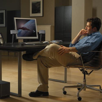 (Pre-Onwed, Very Good) Bose Companion 5 Speaker System With 2.1 Channel Sound (Gray) (120 Days Warranty)