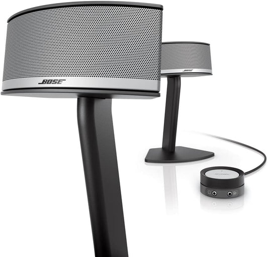 (Pre-Onwed, Very Good) Bose Companion 5 Speaker System With 2.1 Channel Sound (Gray) (120 Days Warranty)