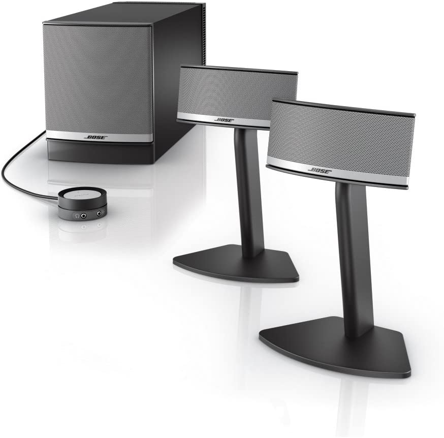 (Pre-Onwed, Very Good) Bose Companion 5 Speaker System With 2.1 Channel Sound (Gray) (120 Days Warranty)