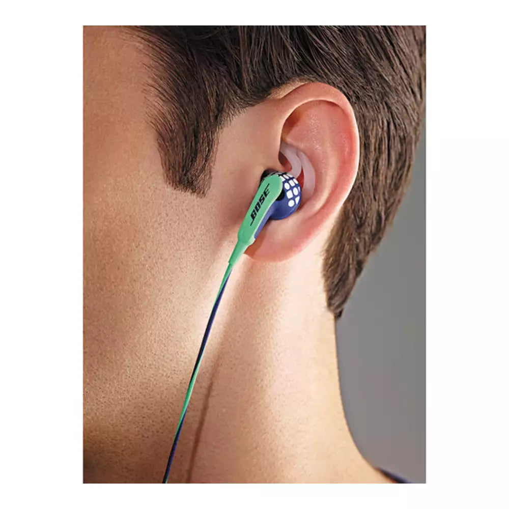(Open Box Condition) Bose FreeStyle Earbuds Stylish Wired In-Ear Earphones For iPods, iPhones and Apple Devices (Blue and Green) (120 Days Warranty)