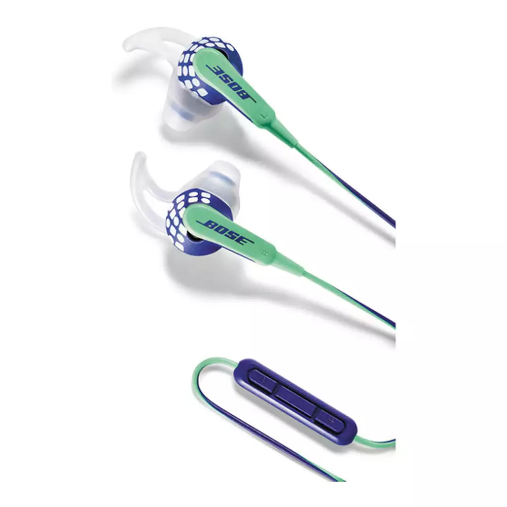 (Open Box Condition) Bose FreeStyle Earbuds Stylish Wired In-Ear Earphones For iPods, iPhones and Apple Devices (Blue and Green) (120 Days Warranty)