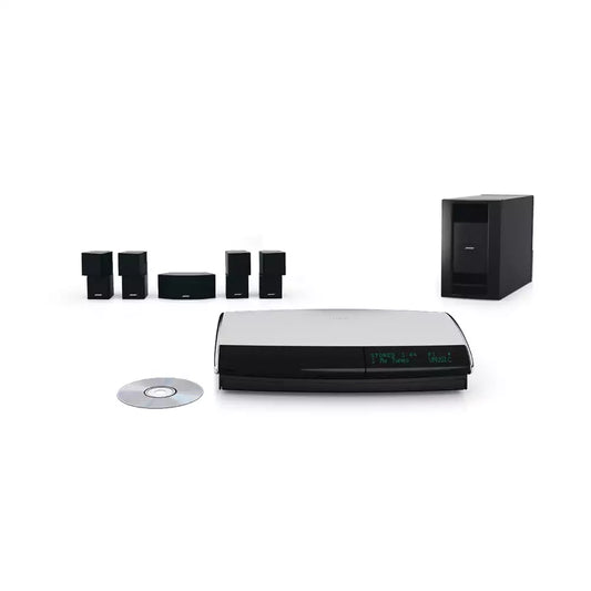 (Pre-Owned) Bose Lifestyle® 48 Series IV DVD Home Entertainment System, 5.1 Home Theatre System (Black) + 5.0 AUX Bluetooth Adapter (90 Days Warranty)