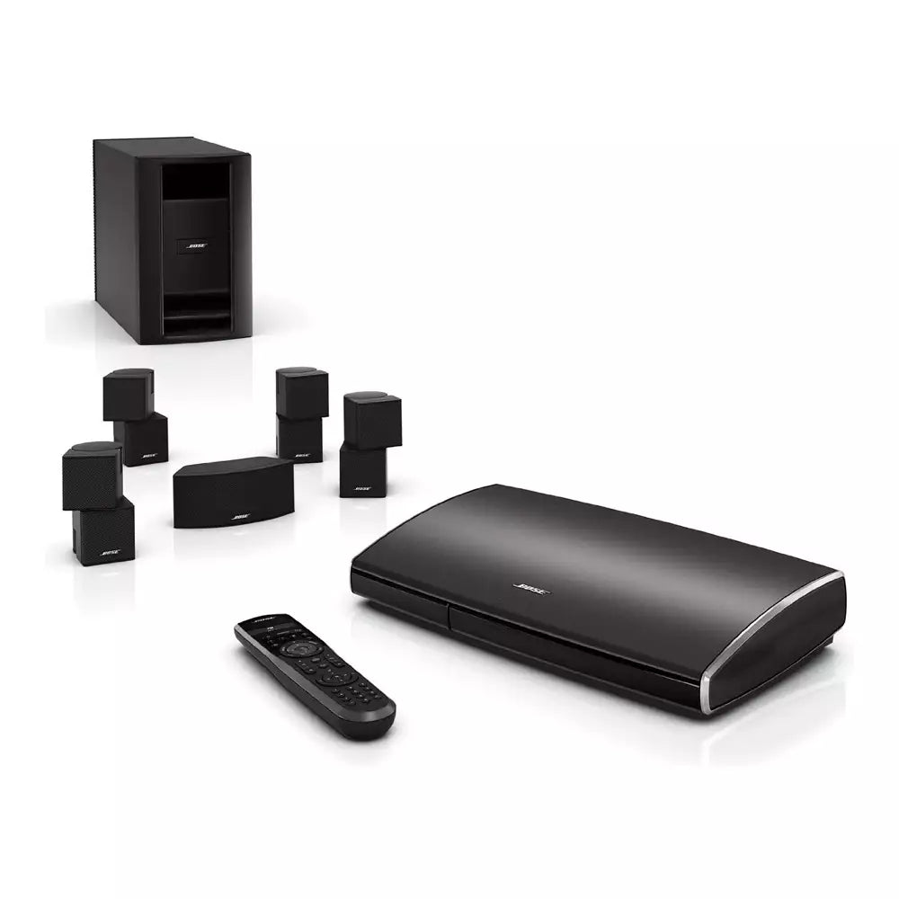 (Pre-Owned, Very Good) Bose Lifestyle 535 Series II/2 Home Entertainment System, 5.1 Powerful Surround Sound System, Optical and HDMI Pass Through (Black) (120 Days Warranty) (Black) + Bluetooth 5.1 AUX Adapter