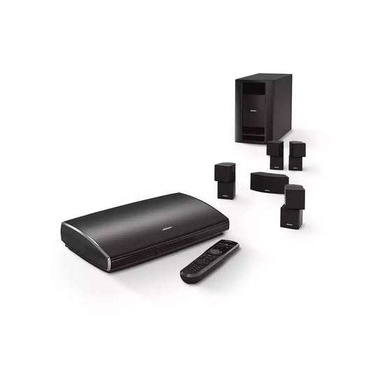 (Pre-Owned, Very Good) Bose Lifestyle 535 Series II/2 Home Entertainment System, 5.1 Powerful Surround Sound System, Optical and HDMI Pass Through (Black) (120 Days Warranty) (Black) + Bluetooth 5.1 AUX Adapter