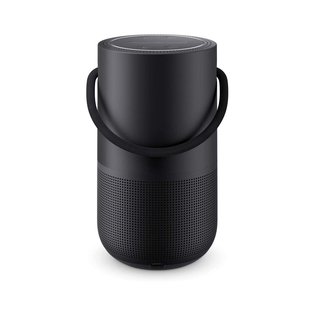 (Open Box) Bose Portable Smart Speaker With Wi-Fi, Bluetooth, AirPlay, Wi-Fi, Voice Assistant (Black) (90 Days Warranty