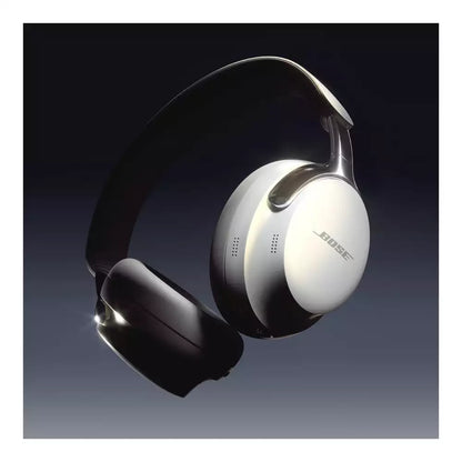 (Open Box) Bose New QuietComfort Ultra (QC Ultra) Wireless Noise Cancelling Headphones with Spatial Audio, Over-The-Ear Headphones (White and Silver) (60th Anniversary Diamond Edition) (6 Months Warranty)