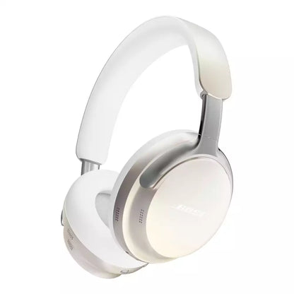 (Open Box) Bose New QuietComfort Ultra (QC Ultra) Wireless Noise Cancelling Headphones with Spatial Audio, Over-The-Ear Headphones (White and Silver) (60th Anniversary Diamond Edition) (6 Months Warranty)