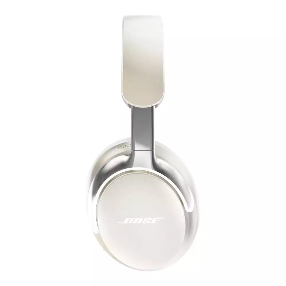 (Open Box) Bose New QuietComfort Ultra (QC Ultra) Wireless Noise Cancelling Headphones with Spatial Audio, Over-The-Ear Headphones (White and Silver) (60th Anniversary Diamond Edition) (6 Months Warranty)