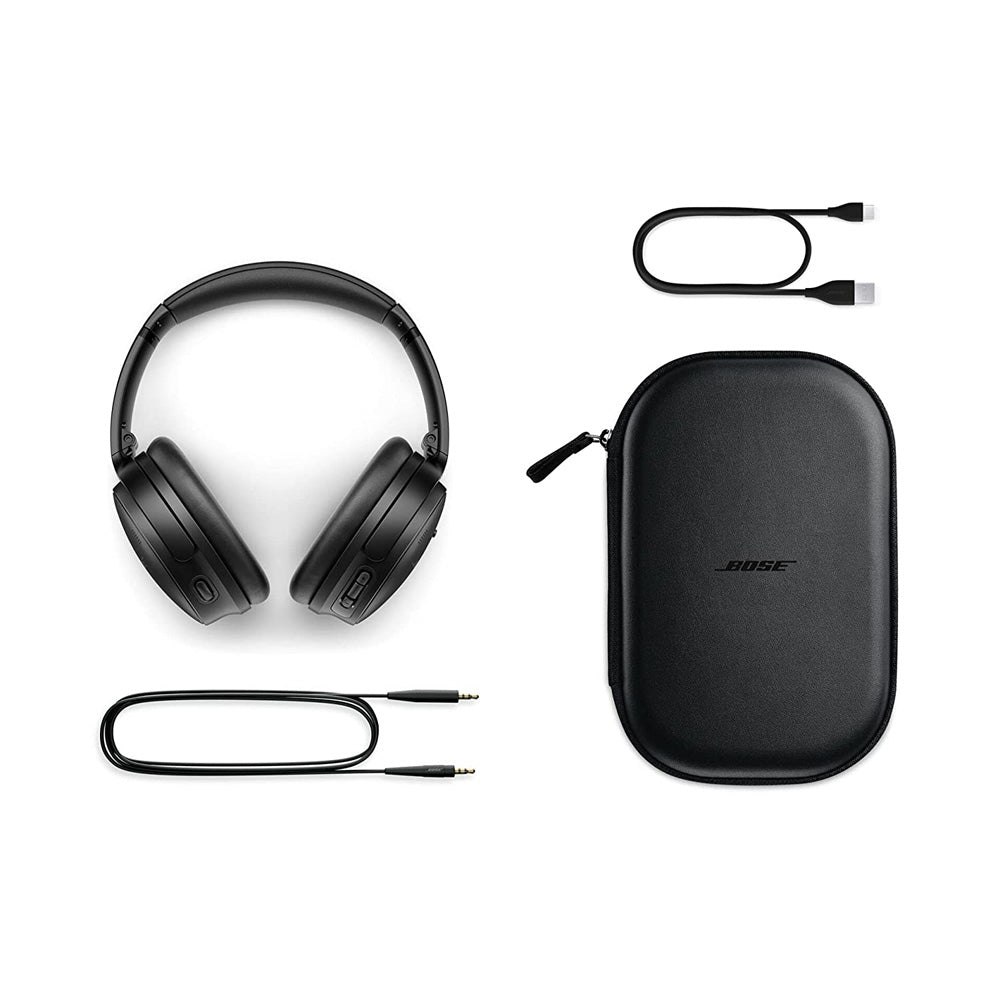 (Pre-Owned, Excellent) Bose QuietComfort 45 (QC 45) Bluetooth Wireless Over Ear Headphones with Mic Noise Cancelling (Black) (90 Days Warranty)