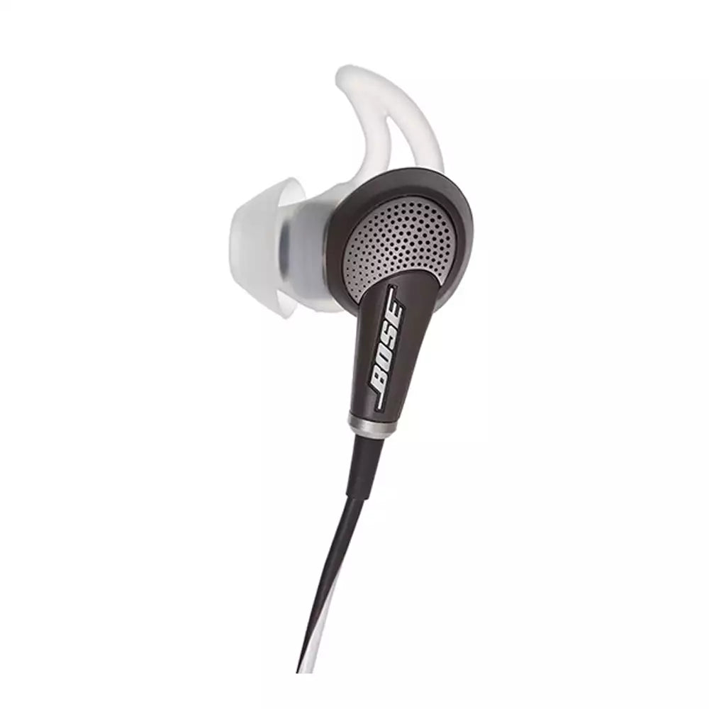 (Open Box Condition) Bose QuietComfort 20 (QC 20) for iPods, Walkmans, BlackBerry, Samsung In-Ear Wired Headset With Active Noise cancellation (Gray) (120 Days Warranty)