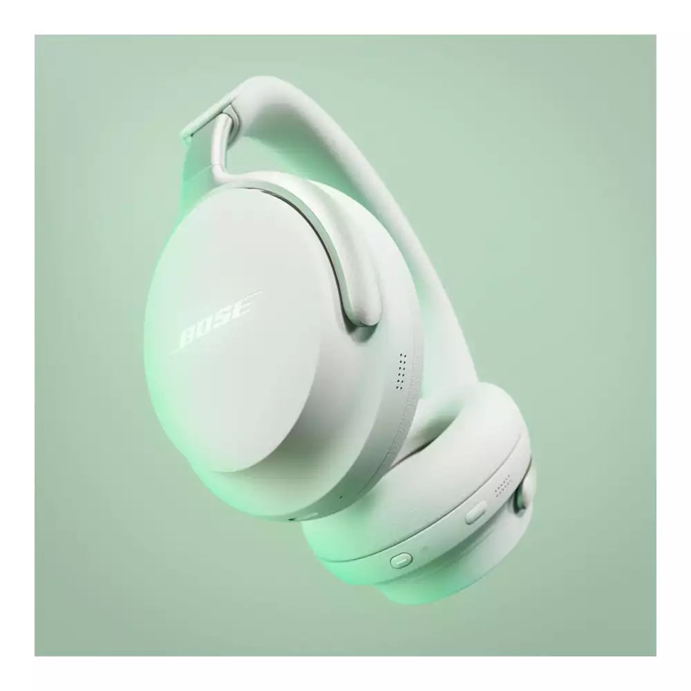 (Open Box) Bose New QuietComfort Ultra Wireless Noise Cancelling Headphones with Spatial Audio, Over-The-Ear Headphones with Mic, Up to 24 Hours of Battery Life, (White Smoke) (6 Months Warranty)