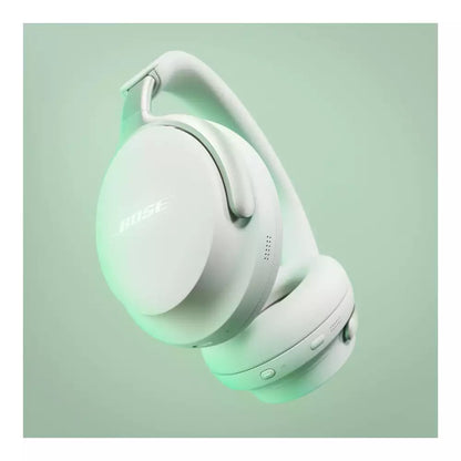 (Open Box) Bose New QuietComfort Ultra Wireless Noise Cancelling Headphones with Spatial Audio, Over-The-Ear Headphones with Mic, Up to 24 Hours of Battery Life, (White Smoke) (6 Months Warranty)