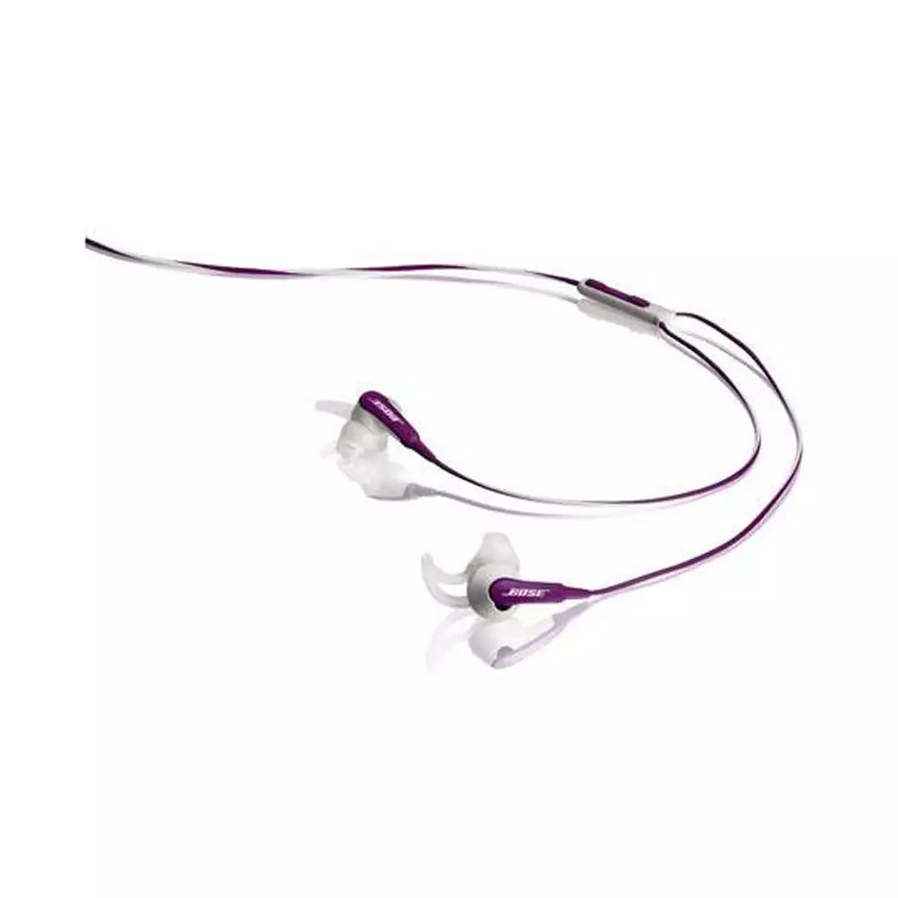 (Open Box Condition) Bose SIE2i Sport In-Ear Earphones (Like SoundSport Wired Earphones) (Reebok Edition) + Arm Band + Extension Cable (Purple, Orange)
