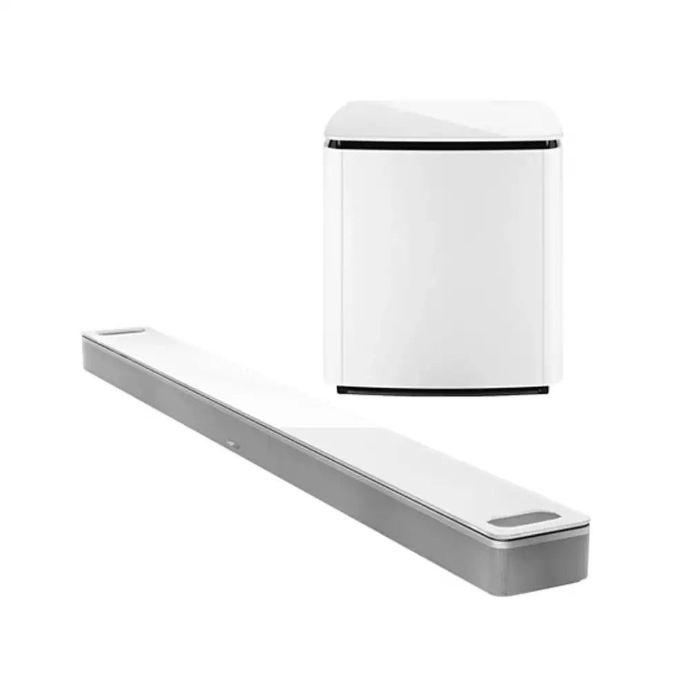 (Open Box Condition, Excellent) Bose Smart Soundbar 700 Premium Soundbar with Bluetooth, AirPlay 2, Alexa Voice Control Built-in, HDMI ARC (Black, White) (90 Days Warranty)