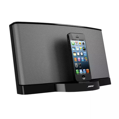 (Pre-Owned, Very Good) Bose SoundDock Series III/3 Digital Music System with Lightning Connector and 3.5mm 5.0 Bluetooth Adapter (Grey) (60 Days Warranty)