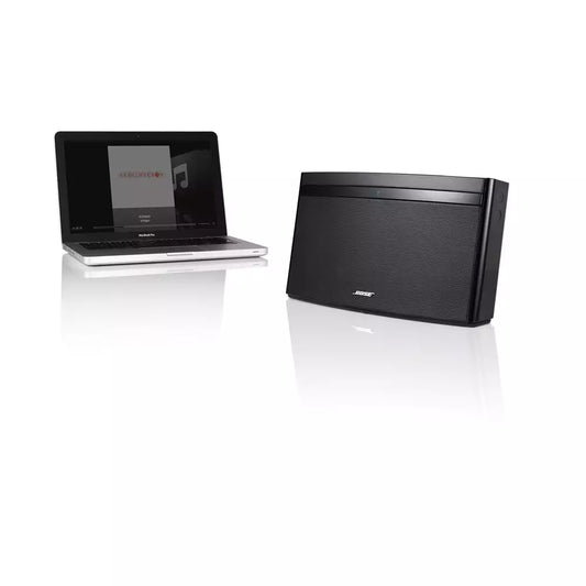 (Open Box Condition) Bose SoundLink Air Digital Music System With AirPlay, AUX + 5.0 3.5mm Bluetooth Adapter (Black) (90 Days Warranty)