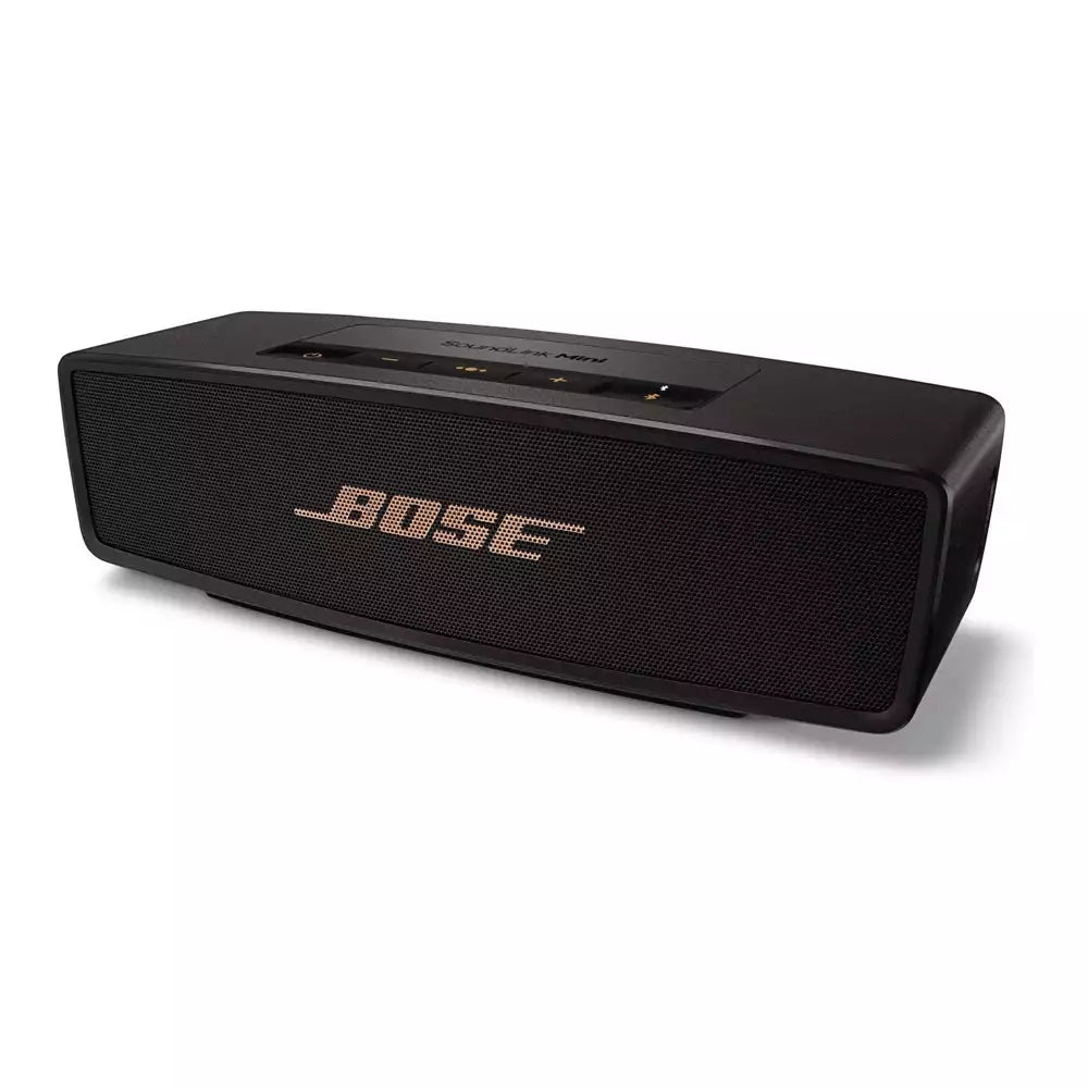 (Pre-Owned, Very Good) Bose SoundLink Mini II 2 Wireless Bluetooth Speaker With Charging Cradle (Black& Rose) (Limited Edition!) (90 Days Warranty)