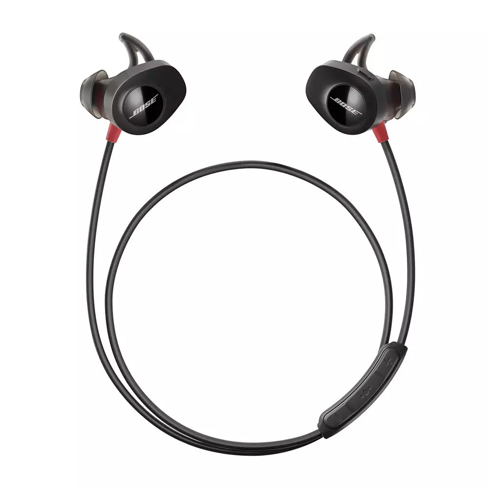 (Pre-Owned, Medium Size Tips Only) Bose Soundsport Pluse Wireless Bluetooth Earphones (Black and Red) (60 Days Warranty)