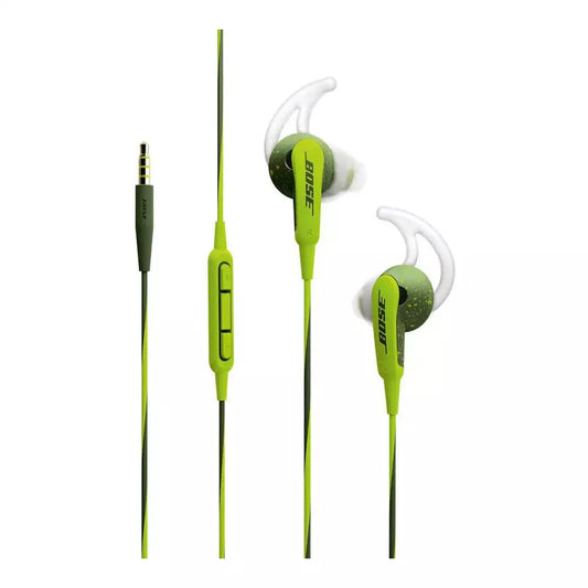 (Open Box Condition) Bose SoundSport Wired In-Ear Earphones For iPods, iPhones and Apple Devices (Green) (120 Days Warranty)