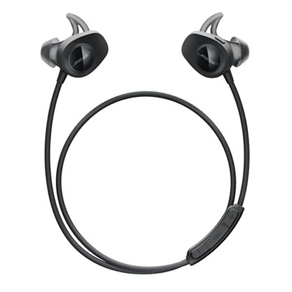 (Pre-Owned, Good) Bose SoundSport Wireless Earbuds, (Sweatproof Bluetooth Headphones for Running and Sports) (Blue, Black) (45 Days Warranty)
