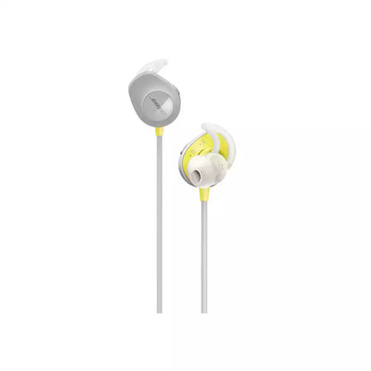 (Pre-Owned, Very Good) Bose SoundSport Wireless Earbuds, (Sweatproof Bluetooth Headphones for Running and Sports) (Citron Yellow) (60 Days Warranty)
