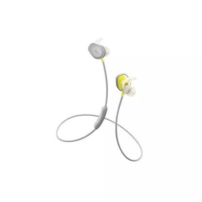 (Pre-Owned, Very Good) Bose SoundSport Wireless Earbuds, (Sweatproof Bluetooth Headphones for Running and Sports) (Citron Yellow) (60 Days Warranty)
