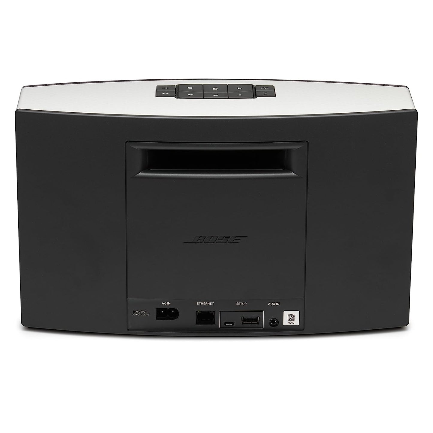(Pre-Owned, Very Good) Bose SoundTouch 20 Series II Wireless Music System With Airplay and AUX 5.0 Bluetooth Adapter (Black & White) (90 Days Warranty)