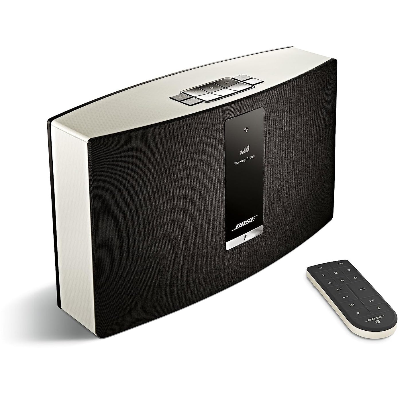 (Pre-Owned, Very Good) Bose SoundTouch 20 Series II Wireless Music System With Airplay and AUX 5.0 Bluetooth Adapter (Black & White) (90 Days Warranty)