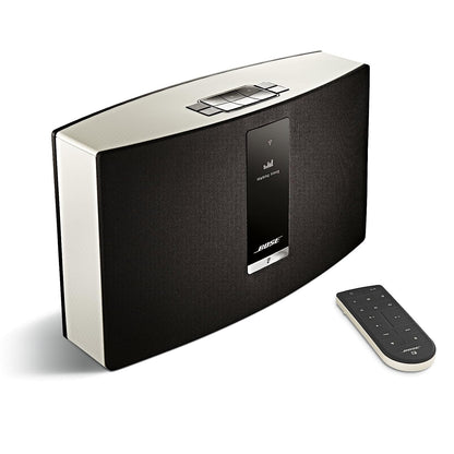 (Pre-Owned, Very Good) Bose SoundTouch 20 Series II Wireless Music System With Airplay and AUX 5.0 Bluetooth Adapter (Black & White) (90 Days Warranty)