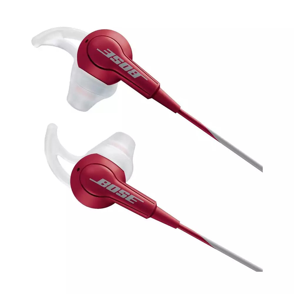 (Open Box Condition) Bose SoundTrue Wired In-Ear Earphones For iPods and MP3s (Maroon and White) (120 Days Warranty)