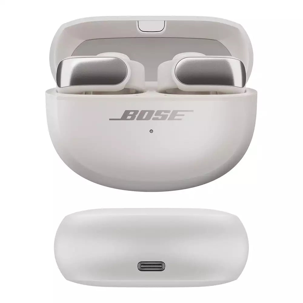 (Open Box) Bose Ultra Open Earbuds, Open Style Bluetooth TWS Earphones (Silver) (6 Months Warranty)