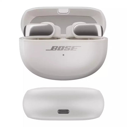 (Open Box) Bose Ultra Open Earbuds, Open Style Bluetooth TWS Earphones (Silver) (6 Months Warranty)