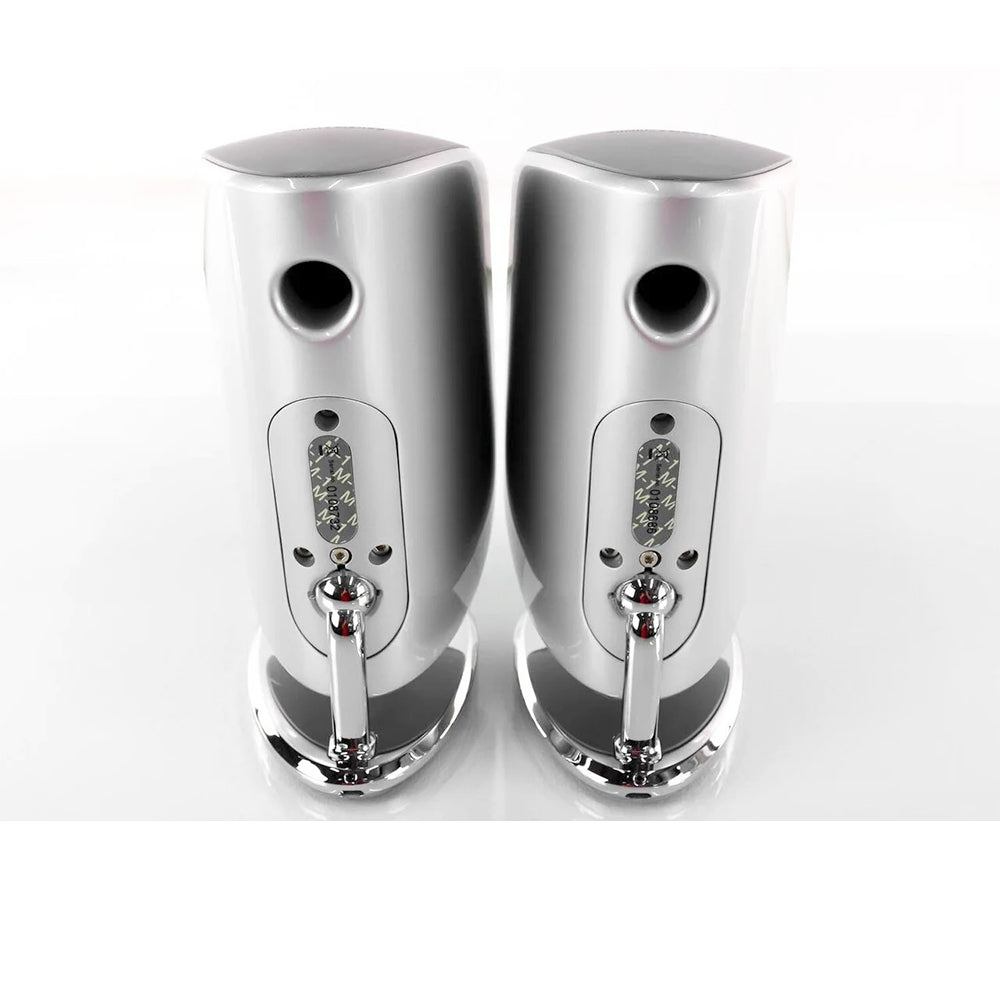 (Pre-Owned, Very Good) Bowers & Wilkins Mini Theatre M-1 1st Generation Passive Bookshelf/Satellite Speakers (Pair) (Full Metal Build) (Silver) (6 Months Warranty)