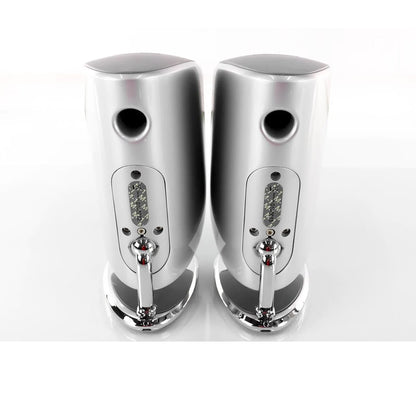 (Pre-Owned, Very Good) Bowers & Wilkins Mini Theatre M-1 1st Generation Passive Bookshelf/Satellite Speakers (Pair) (Full Metal Build) (Silver) (6 Months Warranty)
