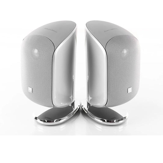 (Pre-Owned, Very Good) Bowers & Wilkins Mini Theatre M-1 1st Generation Passive Bookshelf/Satellite Speakers (Pair) (Full Metal Build) (Silver) (6 Months Warranty)