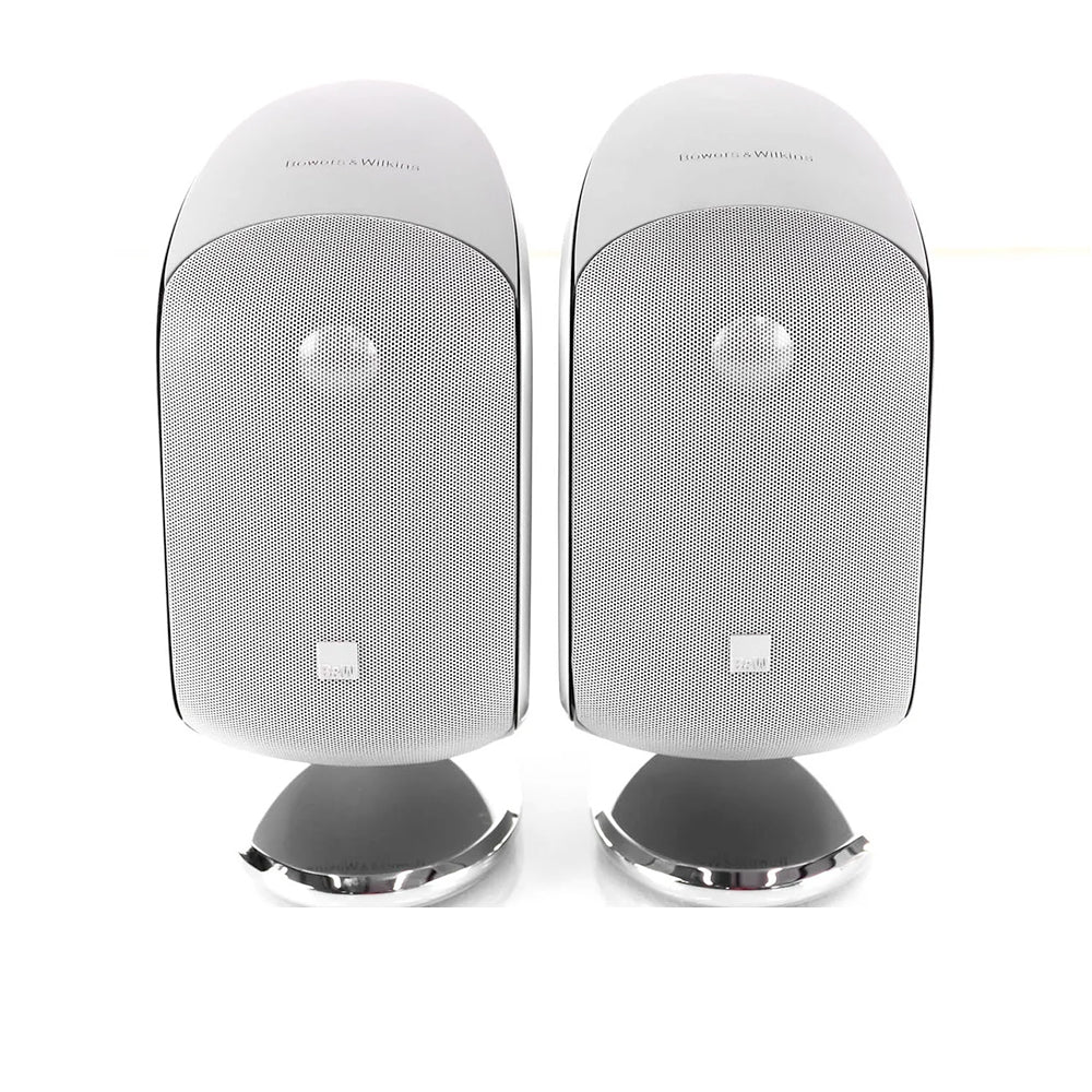(Pre-Owned, Very Good) Bowers & Wilkins Mini Theatre M-1 1st Generation Passive Bookshelf/Satellite Speakers (Pair) (Full Metal Build) (Silver) (6 Months Warranty)