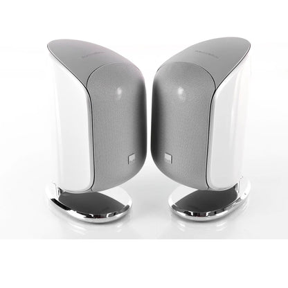 (Pre-Owned, Very Good) Bowers & Wilkins Mini Theatre M-1 1st Generation Passive Bookshelf/Satellite Speakers (Pair) (Full Metal Build) (Silver) (6 Months Warranty)