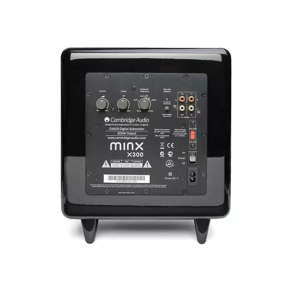 (Pre-Owned, Excellent) Cambridge Audio Minx X300 Compact Subwoofer (300 Watts) (Black) (90 Days Warranty)