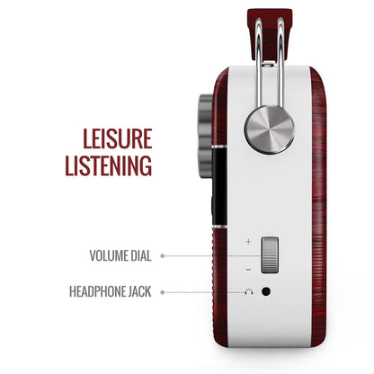 (Open Box) Saregama Carvaan with 5000 Preloaded Hindi Songs, FM/BT/AUX (Red) (3 Months Warranty)