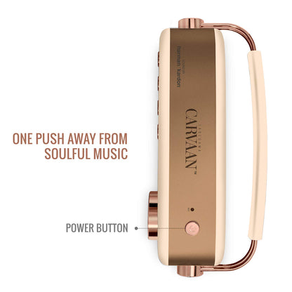 (Open Box) Saregama Carvaan 2.0 (Sound by Harman/Kardon) with 5000 Preloaded Hindi Songs and Podcast, FM/BT/AUX (Rose Gold) (3 Months Warranty)